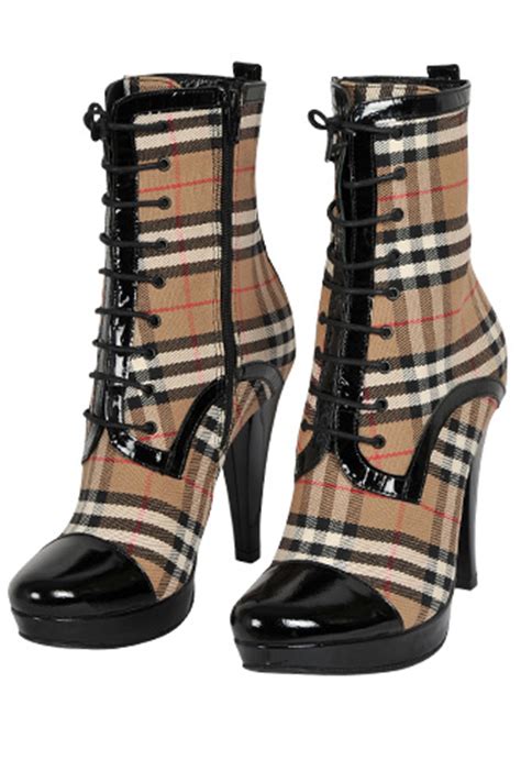 burberry gold heels|burberry high heel boots.